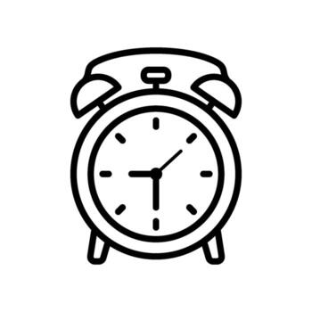 alarma reloj icono diseño plantillas sencillo y moderno vector