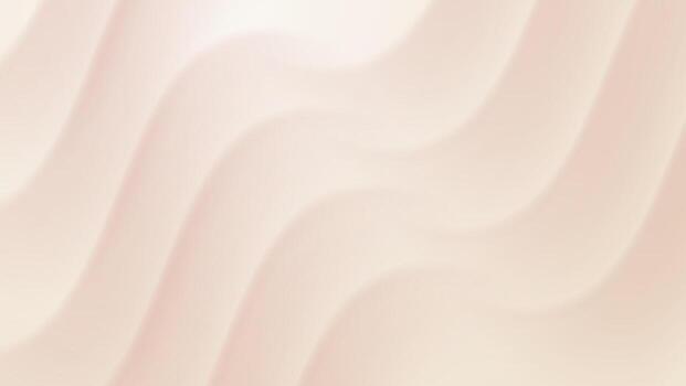 Light beige and pink abstract wavy background pattern. vector