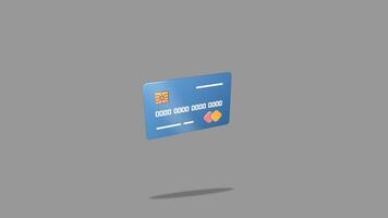 crédito tarjeta 3d emoji alfa video