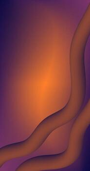 Bronze Purple Gradient Abstract background with Fluid wavy lines Copy Space design vector