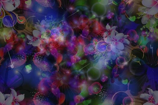 seamless pattern smooth colorful abstract nature vector