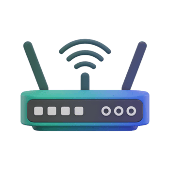 moderne pente Wifi routeur icône. réseau, l'Internet, connexion, technologie. png