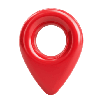 röd plats stift ikon isolerat på transparent bakgrund, idealisk för Kartor och navigering applikationer. png