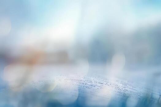 mail envelope featuring blurred street address with white text bars creating soft aesthetic photo