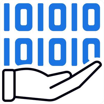 programación y codificación icono vector