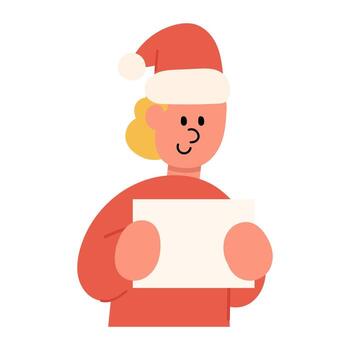 dibujos animados ilustración de un hombre chateando con texto mensajes en un ordenador portátil computadora. en línea comunicación y digital tecnología concepto. vector