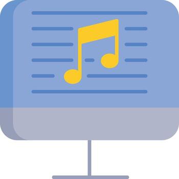 computadora red plano icono diseño vector