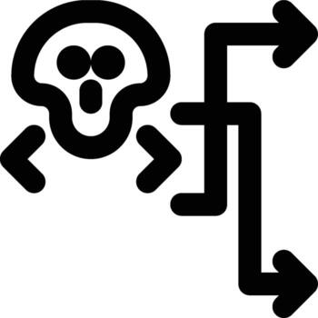 Polymorphism, Changing, Code Outline Icon vector