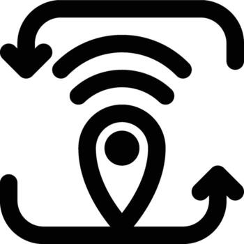 NAT, Network Address, Network Outline Icon vector