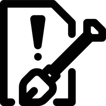 Inference Attack, Data Mining, Illegal Outline Icon vector