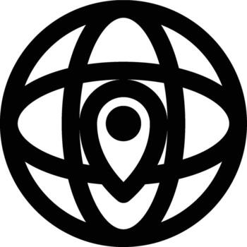 ip DIRECCIÓN, Internet protocolo, Internet contorno icono vector