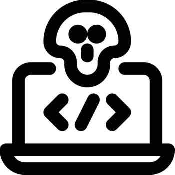 Exploit, Exploitation, Exploit Code Outline Icon vector