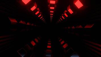 Red and Lighting Blue Slow Strobe Type Rotation Tunnel Background VJ Loop in 4K video