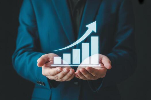 Laptop computer mockup with blank white screen for website design and application development use case photo