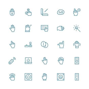 Medium Stroke Outline Icons from Activate Set with 25 Vectors Icon Collection Set