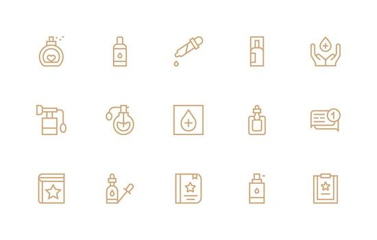 esencial incluso 15 regular línea ilustraciones simplificado icono paquete para visual herramientas vector