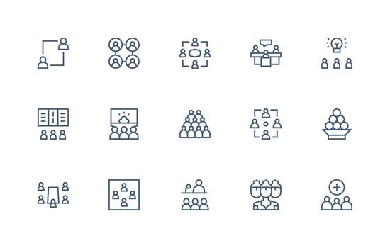 Regular Line Icons from Group Set with 15 Vectors Digital Product Icons for Fast Delivery