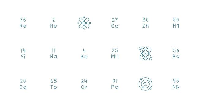 18 íconos para periódico en mínimo línea formato compacto icono conjunto vector
