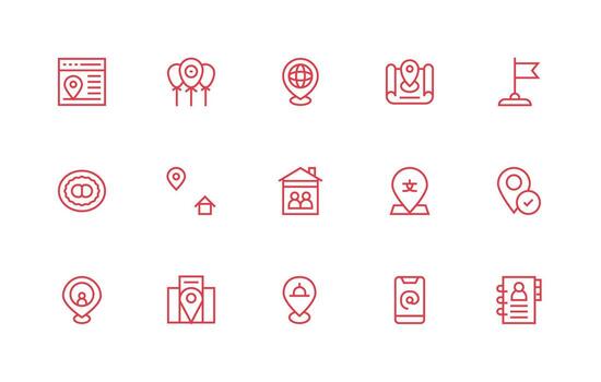 habla a icono conjunto con 15 regular línea gráficos contorno icono paquete vector