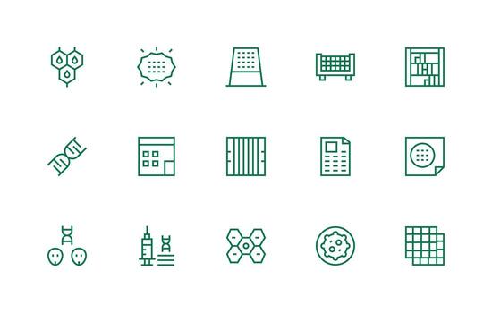 15 Regular Line Vectors for Cells Theme Scalable Icons for All Themes