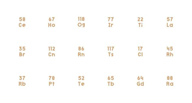 Strong Stroke Line Icons from Element Symbol Set with 18 Vectors Design Ready Icon Set for Teams