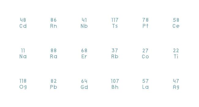 18 Minimal Line Vectors for Element Symbol Theme Multi-Style Icon Collection