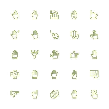 Select featuring 25 Icons in Medium Stroke Outline Design Design Ready Icon Set for Teams vector