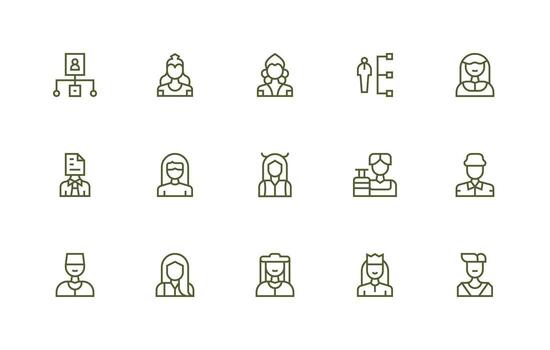 15 Regular Line Vectors for Administrator Theme Reliable Icons for All Interfaces