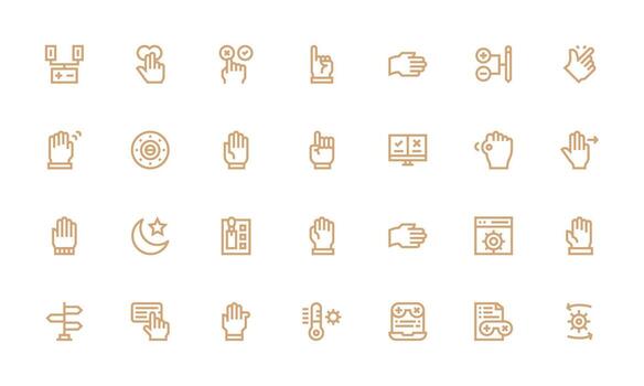 negrita línea íconos desde opción conjunto con 28 vectores esencial icono conjunto para equipos