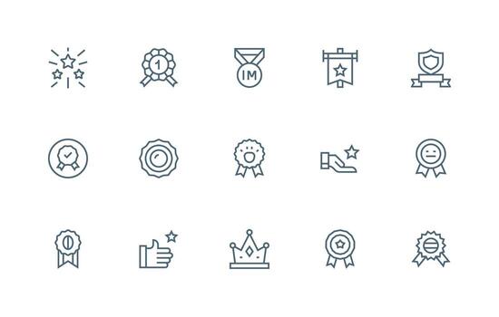 Top Quality Design Icons featuring 15 in Regular Line Style Icon Set for Apps vector