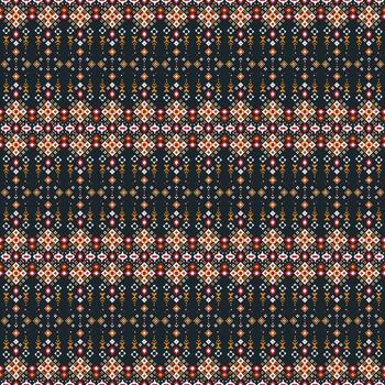 dinámica modelo de cuadrícula y triangulos en negrita brillante colores con intrincado detallado diseño vector