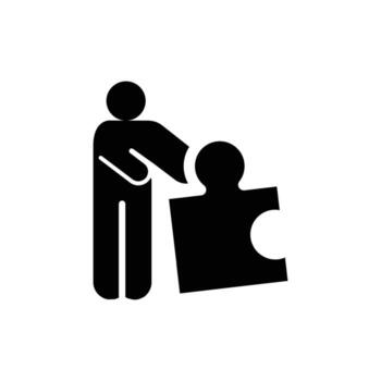 problema sólido icono diseño bueno para web o móvil aplicación vector