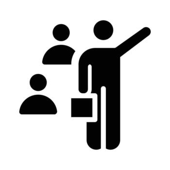 leader solid icon design good for web or mobile app vector