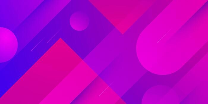 resumen vistoso degradado rosado y púrpura geométrico antecedentes. sencillo y de moda formas modelo diseño. vector