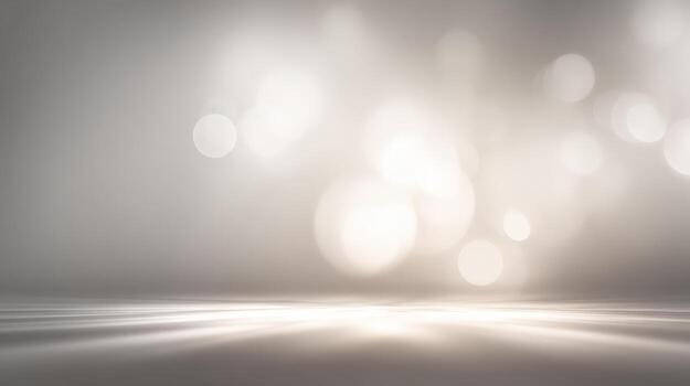 elegante resumen estudio antecedentes con bokeh luces y sutil reflexiones para producto escaparate foto