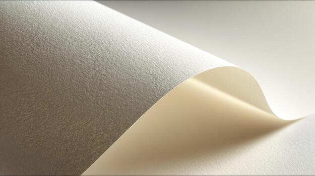 Abstract Paper Curl with Soft Shadows A Versatile Background for Creative Projects photo
