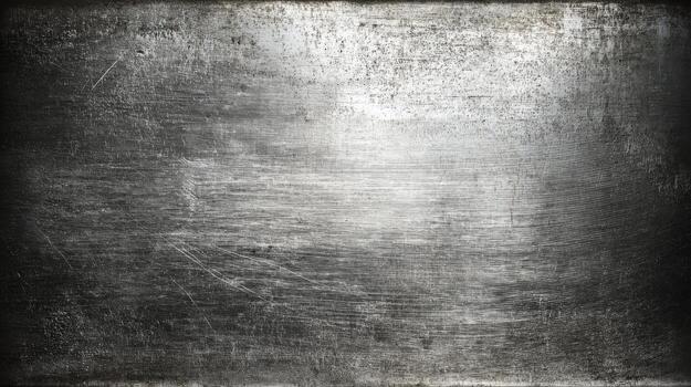 Metal Texture Background with Scratches and Grunge Surface, Ideal for Industrial or Modern Design Applications photo