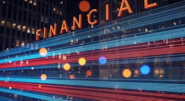 financiero crecimiento y digital transformación en moderno paisaje urbano inversión, tecnología, y futuro conceptos foto