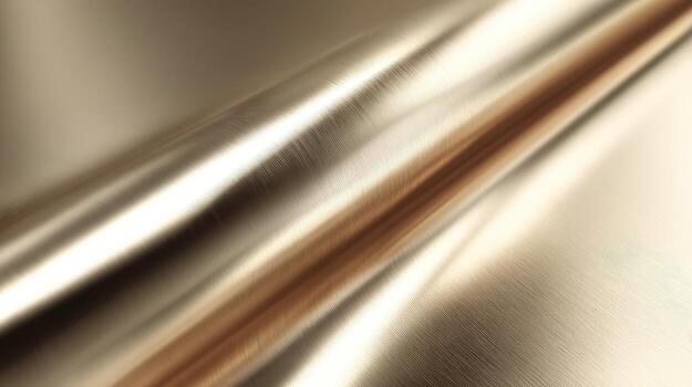 Abstract Metallic Background with Blurred Lines and a Polished Surface for Industrial Applications photo