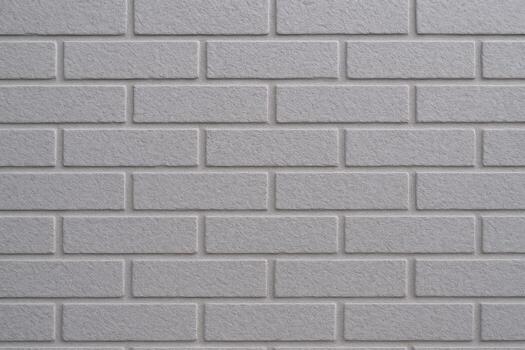 Gray Brick Wall Texture Background, Modern Interior Design and Architecture, Clean Seamless Pattern and Surface photo