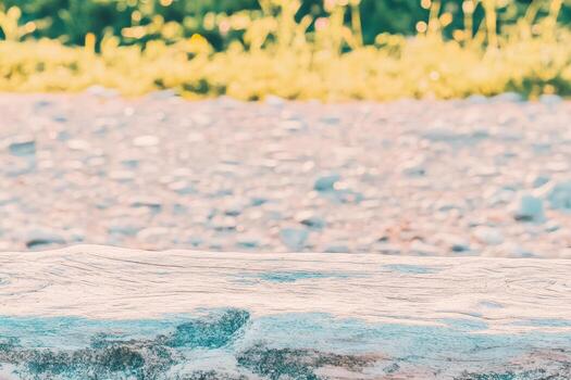 Natural textures and colors merge in a tranquil outdoor setting photo