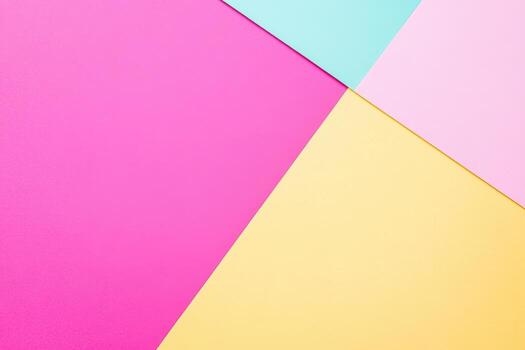 Colorful geometric shapes arranged on a vibrant background photo