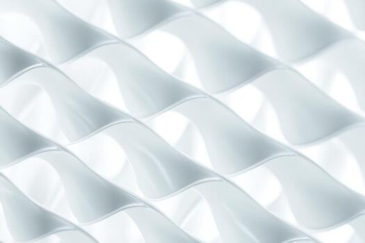 Surface with wavy patterns in soft white tones creating a tranquil effect photo