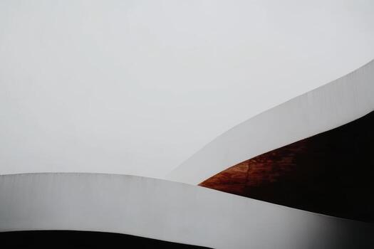 Abstract architectural lines create a harmonious balance in a modern space photo