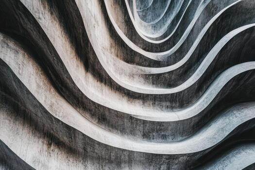 olas de textura en moderno arquitectura revelar intrincado diseño elementos foto