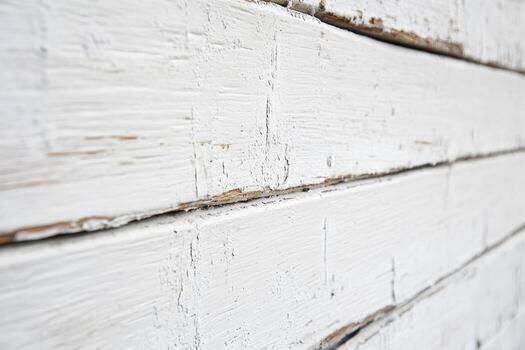 de madera tablones con blanco pintar demostración detallado textura y grano patrones foto
