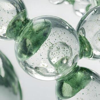 Molecular model of DNA. Science background. Molecular structure background convept photo