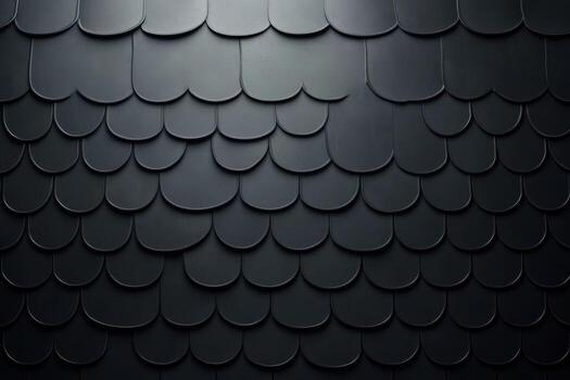 A black background with many different shapes photo