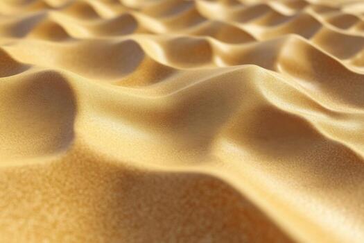 A close up of a sand dune with waves photo