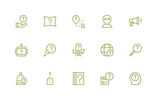 regular línea íconos desde desconocido conjunto con 15 vectores de múltiples fines icono paquete para plantillas